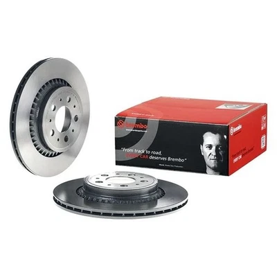 For Volvo XC90 03-14 Brembo UV Coated Series Plain Vented Rear Brake Rotor - Image 1 of 4