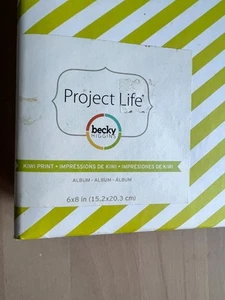 Project Life Becky Higgins Kiwi Print 6 x 8 Photo D Ring Binder Album 380556 - Picture 1 of 5