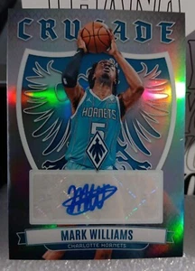 2023-24 Panini Phoenix Crusade Mark Williams Auto Charlotte Hornets Basketball  - Picture 1 of 2
