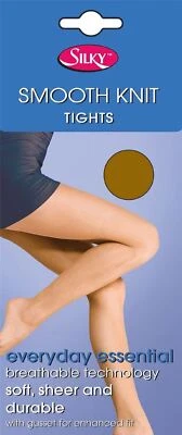 Smooth Knit Tights Ladies Womens M L XL 2XL 3XL Plus size Hosiery (3 PAIRS) - Image 1 of 2