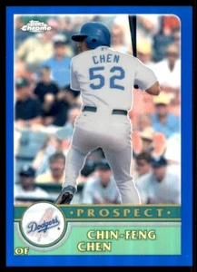 2003 Topps Traded & Rookies #T125 Chin-Feng Chen novato refractor cromado - Imagen 1 de 2
