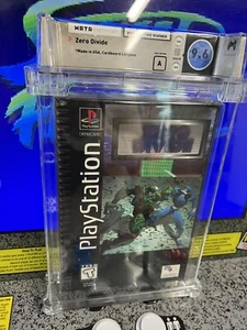 1995 PS1 Zero Divide Graded WATA 9.6 Sealed A First Print LONGBOX Playstation - Picture 1 of 7