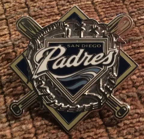 San Diego Padres Crossed Bats Pin Cover