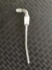 Laboratory Glass Aeration Tube Flask Adapter 14/20 Inner Stem 102mm L x 5mm OD B - Picture 1 of 4