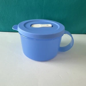 Tupperware Crystalwave Plus soup mug microwavable Light Blue 2 cup/ 500ml - Picture 1 of 2