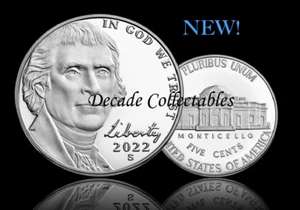 2022 S United States Mint Proof Jefferson Nickel IN STOCK - Picture 1 of 3
