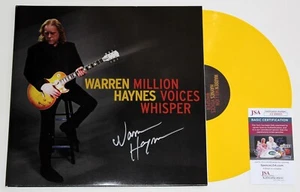 WARREN HAYNES FIRMATO MILLION VOICES WHISPER LP ALBUM VINILE AUTO + JSA COA - Foto 1 di 3