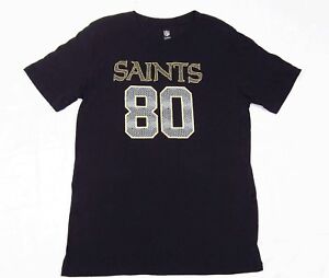 NFL New Orleans Saints Jimmy Graham Number 80 Black Youth T-Shirt 100% Cotton