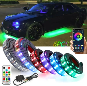 Underglow Kit Double Row RGB LED Strip Lights APP Remote For Chrysler 300 200 - Picture 1 of 17