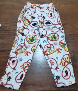 Vintage The Eagle's Eye Flannel Western Themed Pants Kids 6X Sheriff Boots Hats - Picture 1 of 11