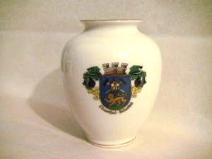 CLAUSTHAL ZELLERFELD SOUVENIR VASE PMR BAVARIA JAEGER & CO 4" BONE CHINA 1930'S - Picture 1 of 9