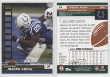 2008 Topps Stadium Club Photographer's Proof Gold /50 Joseph Addai #19
