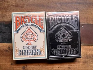 Pair Bicycle Blackout Kingdom #XXX/1500 Light & Black Rare Playing Cards 💎💎💎 - Picture 1 of 3