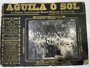 1938 Aguila o Sol Antique Mexican Mexico Lobby Card Poster Starring Cantinflas - Picture 1 of 4
