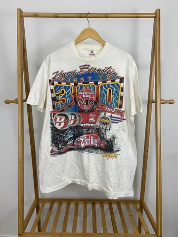 VTG Kenny Bernstein NHRA Bud King Drag Racing 300 Nascar T-Shirt Size XXL Cover