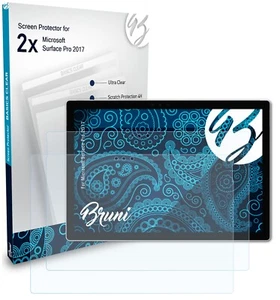 Bruni 2x Protective Film for Microsoft Surface Pro 2017 Screen Protector - Picture 1 of 8