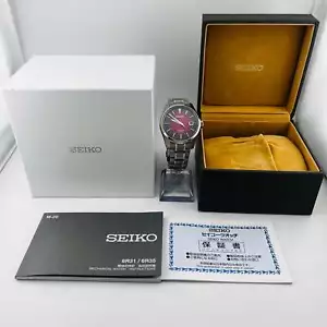 SEIKO Presage Sharp Edged Series SARX089 6R35-00V0 Men's Automatic Red Dial 38.7 - Picture 1 of 20