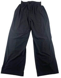 Spanx Womens Wide Leg Pull On Pants Medium Blk Slimming Stretch Lined Shapewear - Picture 1 of 9