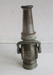 Vintage 1926 Larkin Mfg. Co. Dayton Ohio Fire Fighting Brass Nozzle - Picture 1 of 8