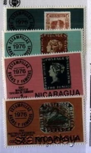NICARAGUA STAMPS ON STAMPS MNH STAMP ON STAMP 1750-3 - Picture 1 of 1