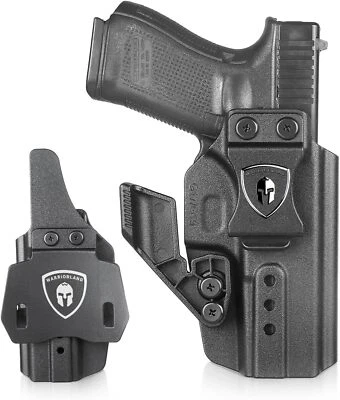 WARRIORLAND IWB&OWB Holster Optic Cut:For Glock 17/19 Gen 3-5 23/26/32 Gen3-4 G19X/44/45