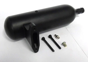 RC Nitro Muffler Alloy Exhaust w/ Mounting Bolts (35mm Mounting) Helicopter New - Picture 1 of 5