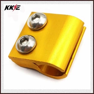 KKE Gold Brake Line Clamp For SUZUKI RM125 RM250 RM85 DRZ400SM RMZ250 RMZ450 - Picture 1 of 7