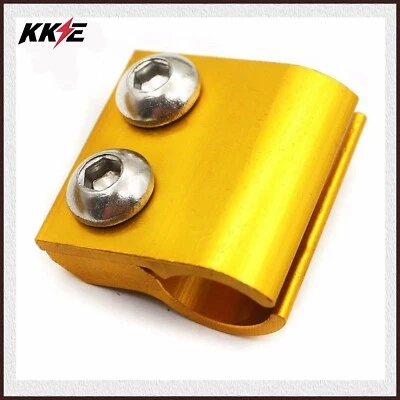 KKE Gold Brake Line Clamp For SUZUKI RM125 RM250 RM85  DRZ400SM RMZ250 RMZ450 — 第 1/4 张图片