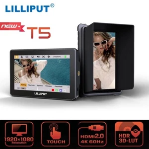 LILLIPUT T5 5inch 4K Camera DSLR Field Monitor Waveform 3D-LUT HDR IPS Touch - Picture 1 of 17