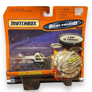 Juego UFO Landing #35240 Vintage 1998 Mattel/Caja de fósforos Real Talkin - Imagen 1 de 6