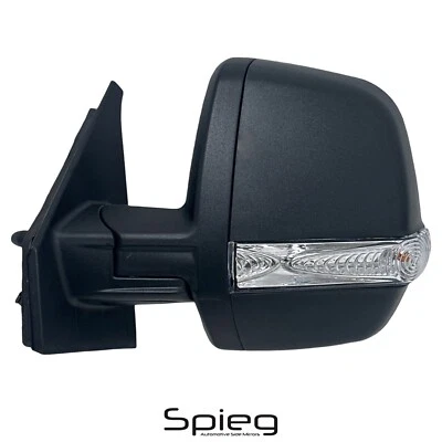 Espelho lateral de porta para Ram Promaster City 2015-2022 lâmpada de sinalização manual driver esquerdo - Imagem 1 de 4