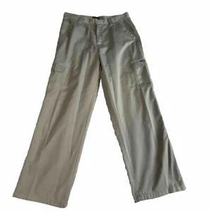 Vintage Gotcha Pants Mens 33x30 Cargo Panels Wide Cotton Poly Skater Baggy Y2K - Picture 1 of 9