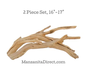 Manzanita Driftwood Branch Set for Aquarium & Reptile, Terrarium Decor 0409-8 - Picture 1 of 13