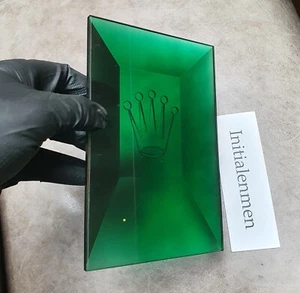 ROLEX DISPLAY ACRYLIC dealer 100% authentic dealerdisplay display GREEN - Picture 1 of 10