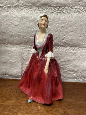 Vintage Royal Doulton Pretty Ladies Figurine Gwyenneth Bone China - Rare - Image 1 of 4