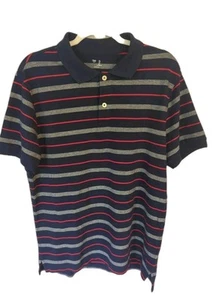 Top polo pulóver Gap para hombre azul rojo a rayas grande - Imagen 1 de 4