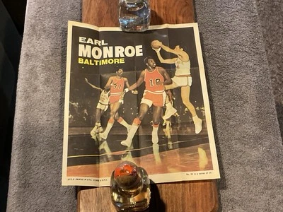 1970-71 Topps Basketball insert Mini Poster - Earl Monroe, New York Knicks - Image 1 of 4