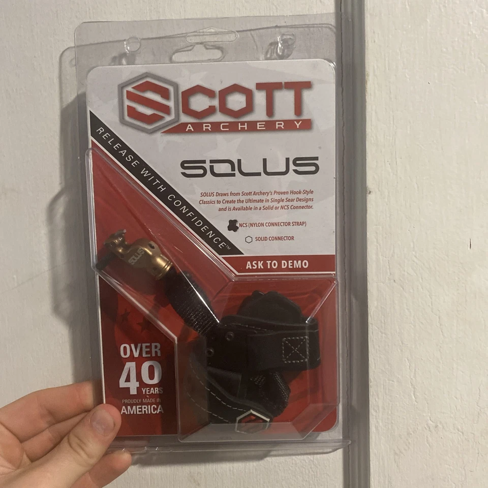 Scott Archery Solus Release - Black - 4008FS-BK - Image 1 of 3