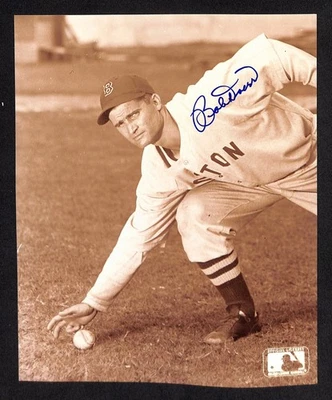 Bob Doerr - Auto - Red Sox HOF Signed 8x10 Photo JSA COA/LOA - Image 1 of 2