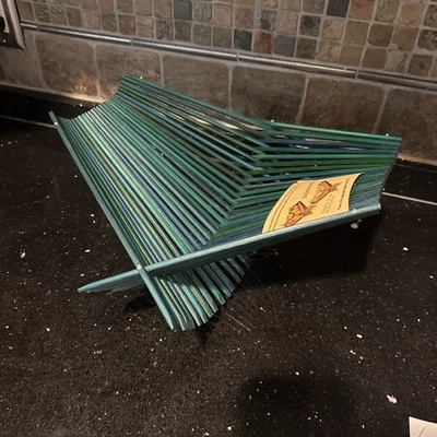 折叠水果篮回收筷子艺术 2 色 MCM 全新 — 第 1/4 张图片