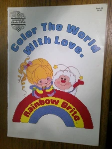 Vintage 80’s RAINBOW BRITE Cross Stitch Pattern Book Designs By Gloria & Pat - Picture 1 of 3