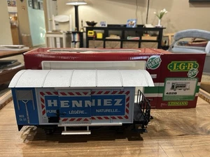 LGB 4228 HENNIEZ BOX CAR In OB - Picture 1 of 10