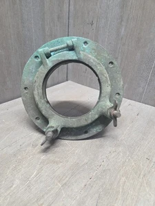 Antique Brass Ships Porthole - Picture 1 of 10