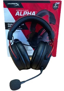 HyperX Cloud Alpha kabelloses Memory Foam Noise-Cancelling Mikrofon SCHWARZ/LESEN - Bild 1 von 4