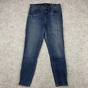 Level 99 Tanya Crop High-Rise Skinny Jeans Size 28 Zipper Accent Soft Stretchy - Picture 1 of 10