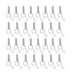 20 Pcs Spring Cage Latch Door Spring Hook Metal Finger for Fixing Rabbit, Dog... - Picture 1 of 6