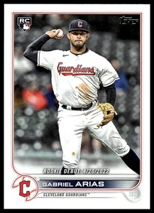 Gabriel Arias *TARJETA DE NOVATO* (RC) 2022 Actualización Topps #US321 - Imagen 1 de 2