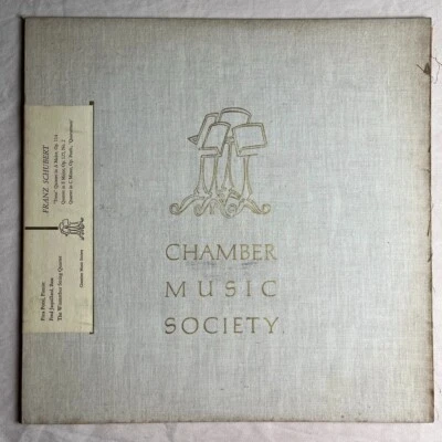 SCHUBERT Trout Quartet 1963 Red Vinyl LP Chamber Music Society CM-3 - VG - Image 1 of 4