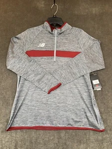 NEW BALANCE SHIRT WOMENS XL Athletic PULLOVER Long Sleeve GRAY NB DRY NEW - Picture 1 of 11