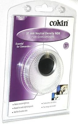 Genuine Cokin 37mm ND8 Neutral Dentisy Lens Filter ND-8 ND 8 Glass Filter 37 mm - Image 1 of 3